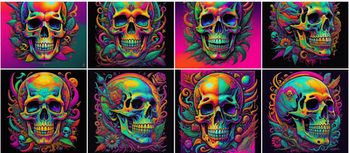 Skulls Rainbow Bundle